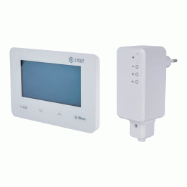 Беспроводной комнатный двухпозиционный регулятор Stout ST-293v2 белый