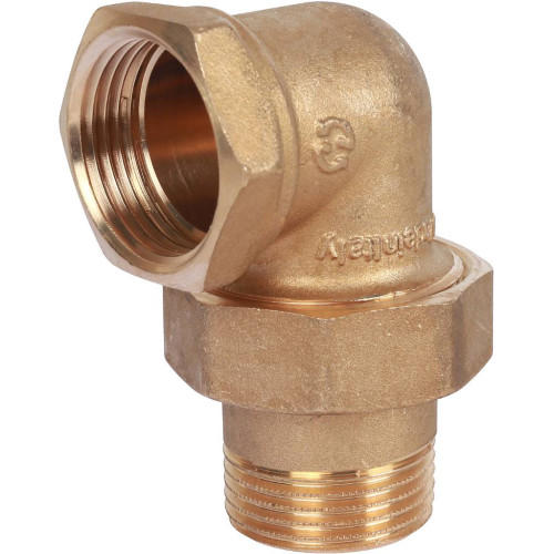 Разъемное угловое соединение "американка" ВН 1/2" Stout