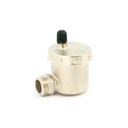 Воздухоотводчик Uni-Fitt 1/2" автоматический угловой никелированный