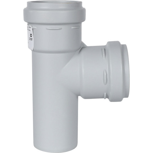 Тройник канализационный Stout ДУ 58х58 мм 87°