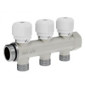 Коллектор распределительный с вентильной регулировкой V&G Valogin 1/2"х3/4" на 3 выхода