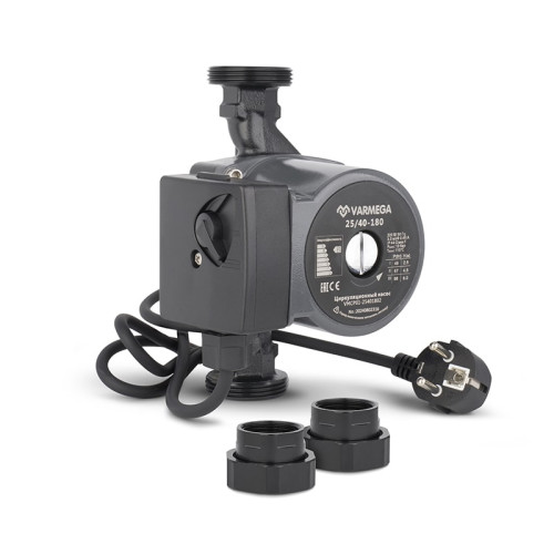 Циркуляционный насос Varmega VMCP01 32/60-180, с гайками и кабелем