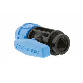 Кран шаровый ПНД Джилекс 25х3/4" с внутренней резьбой