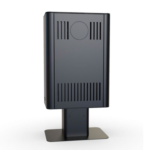 Печь-камин Defro Home Solum Top 9 кВт красная сталь