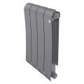 Биметаллический радиатор Royal Thermo Infinity 500 Silver Satin (4 секции)