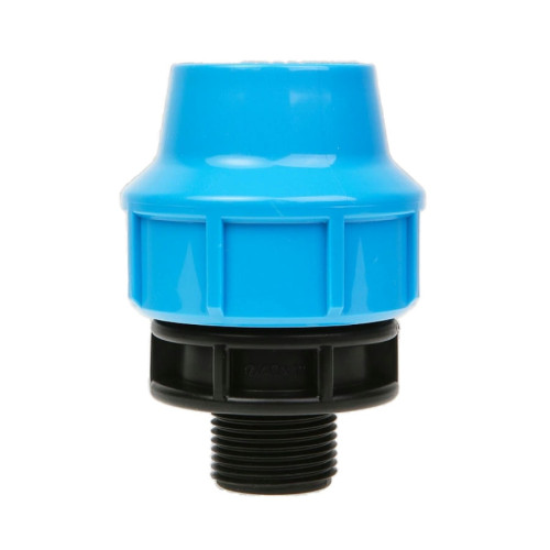 Муфта Джилекс 40x1" с наружной резьбой для труб ПНД Муфта Джилекс 40x1" с наружной резьбой для труб ПНД