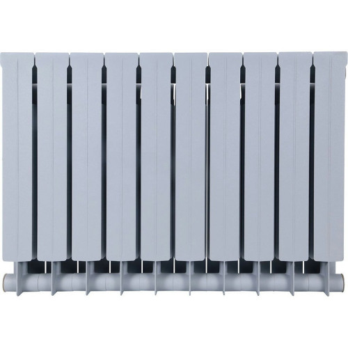 Биметаллический радиатор Global Style Plus Grigio Argento 500 12 секции (серый) Биметаллический радиатор Global Style Plus Grigio Argento 500 12 секции (серый)