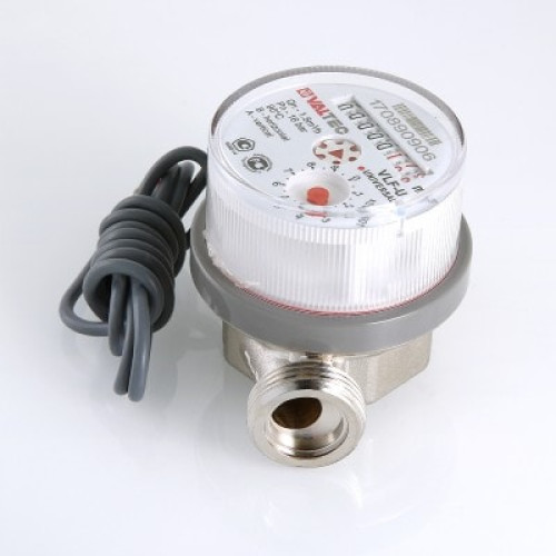 Счётчик для воды универсальный Valtec ДУ 15мм L80мм импульсный выход арт.VLF-15U-IL Счётчик для воды универсальный Valtec ДУ 15мм L80мм импульсный выход арт.VLF-15U-IL