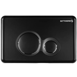 Клавиша смыва Bettoserb Twin черный матовый