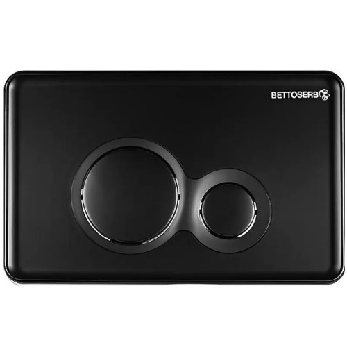 Клавиша смыва Bettoserb Twin черный матовый