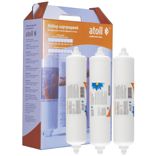 Набор картриджей Atoll №204 STDA (префильтры для SailBoat A-550, A-575 и A-575 CMB-R3) Набор картриджей Atoll №204 STDA (префильтры для SailBoat A-550, A-575 и A-575 CMB-R3)