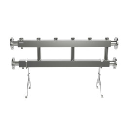 Коллектор нержавеющий модульный Gidruss MKSS-400-3х50 до 400 кВт ДУ65 3 контура