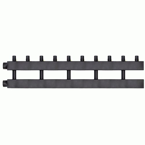 Коллектор Warme WKD.140.5 Дублер рядный (черная сталь) на 5 контуров 90-140 кВт