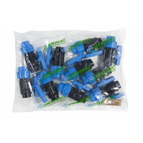 Кран шаровый ПНД Джилекс 32х1" с внутренней резьбой