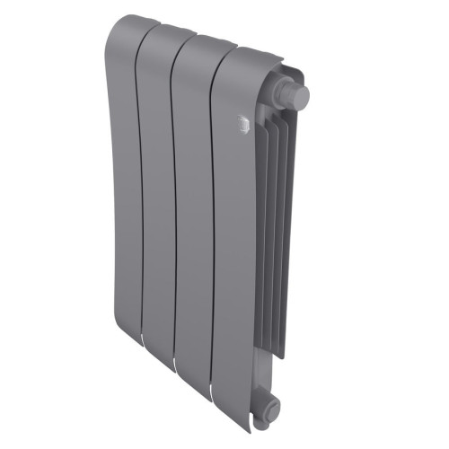 Биметаллический радиатор Royal Thermo Infinity 500 VR80 Silver Satin (4 секции)