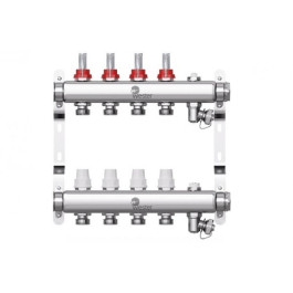 Коллектор с расходомерами Wester W902 1"x3/4" 4 контура