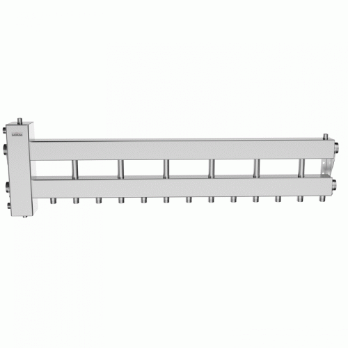 Коллектор нержавеющий Gidruss BMSS-150-7D до 150 кВт 1 1/2" 7 контуров
