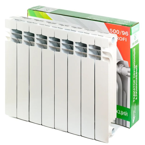 Алюминиевый радиатор Faliano AL 500/100 N1, 4 секции Алюминиевый радиатор Faliano AL 500/100 N1, 4 секции