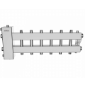 Коллектор нержавеющий Gidruss BMSS-150-7DU до 150 кВт 1 1/2" 7 контуров