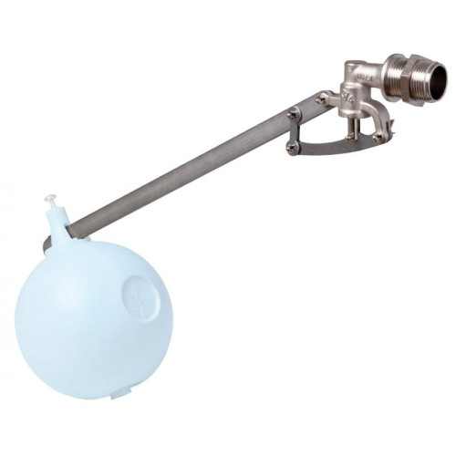 Регулятор уровня механический поплавковый FARG 511 (5 осей) 3/4", штамп. латунь, латунн. седло, штанга 320мм-сталь AISI 430. (с прокладками, гайкой, без шара) Регулятор уровня механический поплавковый FARG 511 (5 осей) 3/4", штамп. латунь, латунн. седло, штанга 320мм-сталь AISI 430. (с прокладками, гайкой, без шара)