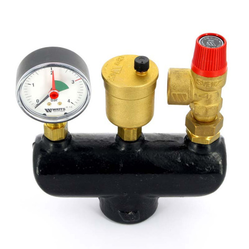 Группа безопасности котла WATTS KSG 30G чугунная 1" 3бар 50кВт