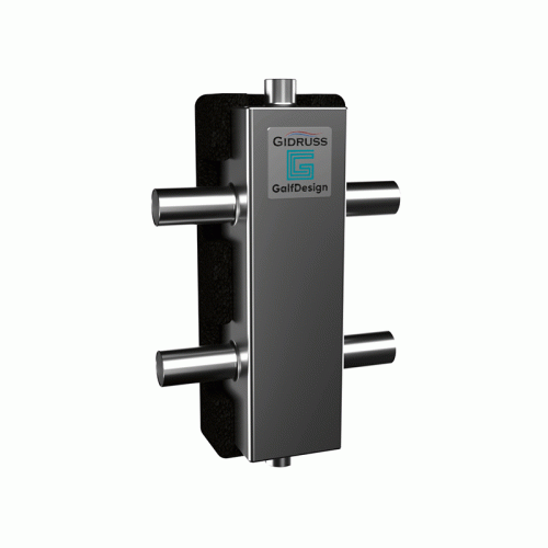 Гидрострелка нержавеющая Gidruss GRSS-60-28PF до 60 кВт под пресс-фитинги 28 мм Гидрострелка нержавеющая Gidruss GRSS-60-28PF до 60 кВт под пресс-фитинги 28 мм