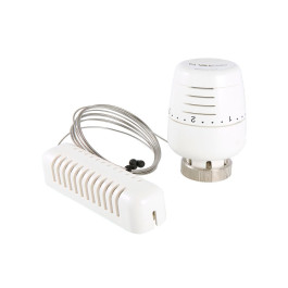 Головка термостатическая Valtec арт.VT.5010.0.0 с выносным настенным датчиком