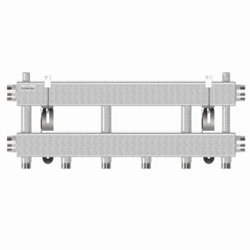 Коллектор модульный Gidruss MK-100-3 до 100 кВт 1 1/4" 4 контура Коллектор модульный Gidruss MK-100-3 до 100 кВт 1 1/4" 4 контура