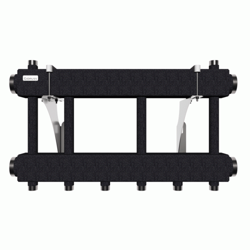 Коллектор модульный Gidruss MK-250-3х25 до 250 кВт 2" 3 контура Коллектор модульный Gidruss MK-250-3х25 до 250 кВт 2" 3 контура