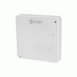 Проводной комнатный регулятор Stout R-10Z белый