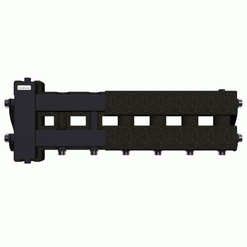 Коллектор Gidruss BM-60-4D EPP до 60 кВт 1" 4 контура EPP термоизоляция Коллектор Gidruss BM-60-4D EPP до 60 кВт 1" 4 контура EPP термоизоляция