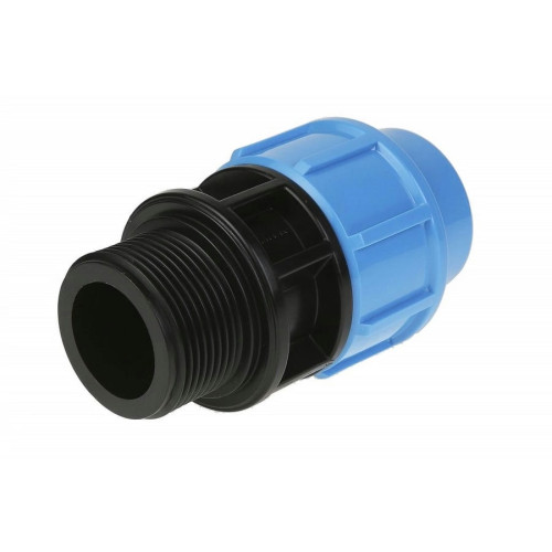 Муфта Джилекс 32x1 1/4" с наружной резьбой для труб ПНД Муфта Джилекс 32x1 1/4" с наружной резьбой для труб ПНД