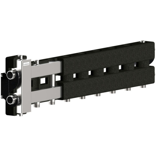 Коллектор нержавеющий Gidruss BMSS-80-5D EPP до 80 кВт 1 1/4"-1" 5 контуров EPP термоизоляция Коллектор нержавеющий Gidruss BMSS-80-5D EPP до 80 кВт 1 1/4"-1" 5 контуров EPP термоизоляция