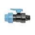 Кран шаровый ПНД Unidelta 20x1/2" с наружной резьбой