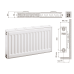Радиатор стальной панельный Prado Classic Тип 21 (500x1600 мм) Радиатор стальной панельный Prado Classic Тип 21 (500x1600 мм)