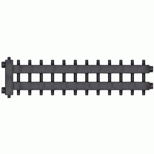 Коллектор с гидроразделителем Warme WKD.R.122.К.6+6+1 Дублер компакт (черная сталь) на 13 контуров до 122 кВт Коллектор с гидроразделителем Warme WKD.R.122.К.6+6+1 Дублер компакт (черная сталь) на 13 контуров до 122 кВт