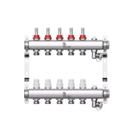 Коллектор с расходомерами Wester W902 1"x3/4" 5 контуров