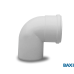 Отвод полипропиленовый 87°диам 125 мм, для Baxi HT арт. KHG71409441-