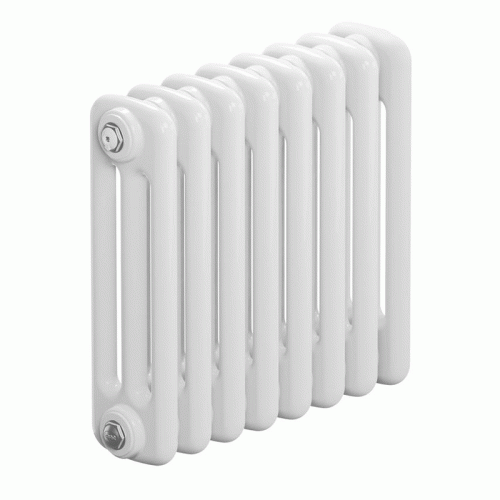 Трубчатый радиатор Rifar Tubog 3037 6 секций цвет белый боковое подключение