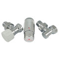 Комплект подключения SCHLOSSER STANDARD MINI 1/2" угловой хром с термоголовкой MINI