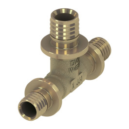 Тройник редукционный TECEflex 20х16х16 мм латунь