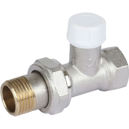 Вентиль запорный Itap 296 1/2" ВР/НР линейный прямой со сгоном