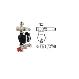 Насосно-смесительный узел ELSEN с насосом с частотным регулированием