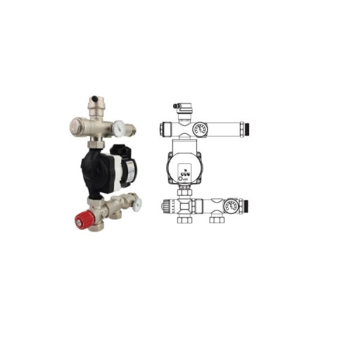 Насосно-смесительный узел ELSEN с насосом с частотным регулированием