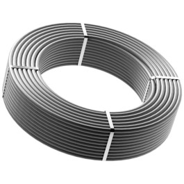 Труба ROMMER PEX из сшитого полиэтилена с кислородным слоем, серая 25х3,5 (бухта 50 метров)