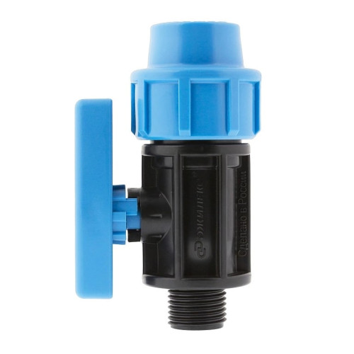 Кран шаровый ПНД Джилекс 25х3/4" с наружной резьбой