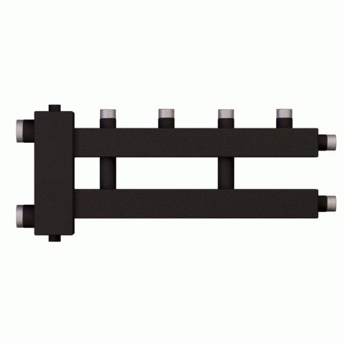 Коллектор с гидроразделителем Warme WKD.R.122.2+1 Дублер рядный (черная сталь) на 3 контура до 122 кВт Коллектор с гидроразделителем Warme WKD.R.122.2+1 Дублер рядный (черная сталь) на 3 контура до 122 кВт