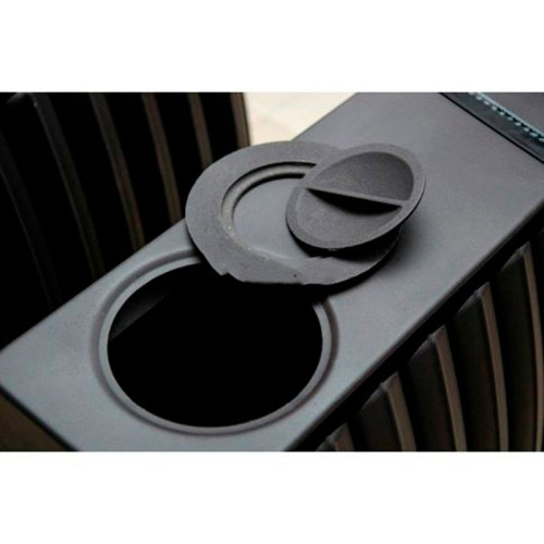 Отопительная печь ТМФ Огонь Батарея-9 антрацит серый металлик