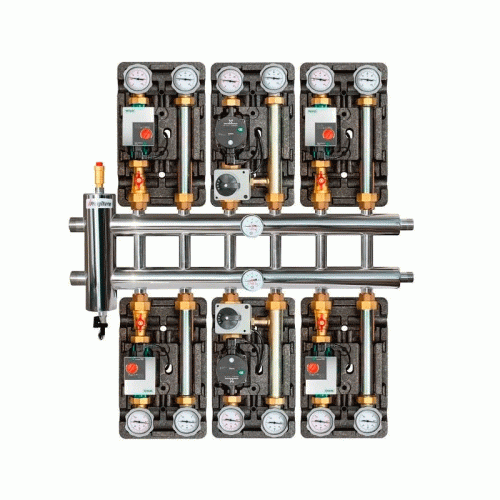 Коллектор из нержавейки с гидрострелкой 120 кВт ПроксиТерм GSK 40-7 Коллектор из нержавейки с гидрострелкой 120 кВт ПроксиТерм GSK 40-7