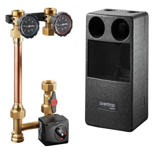 Насосная группа Oventrop regumat M3-180 1" арт.1357270 с шар.краном, 3-ход.смесителем и сервомотором